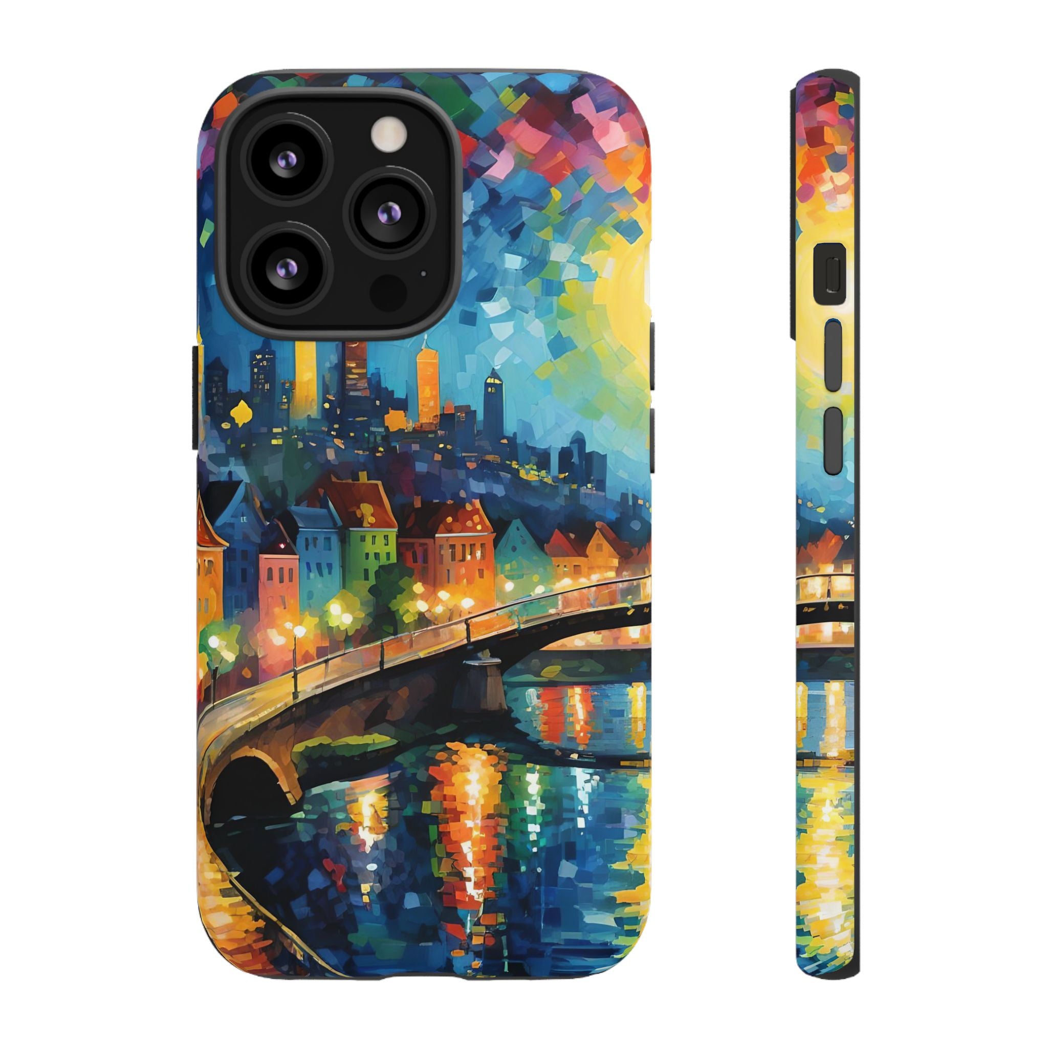 Colorful Phone Case for Tough Cases, Artistic Phone Cover, Unique Gift, Vibrant Design, Decorative Phone Accessories