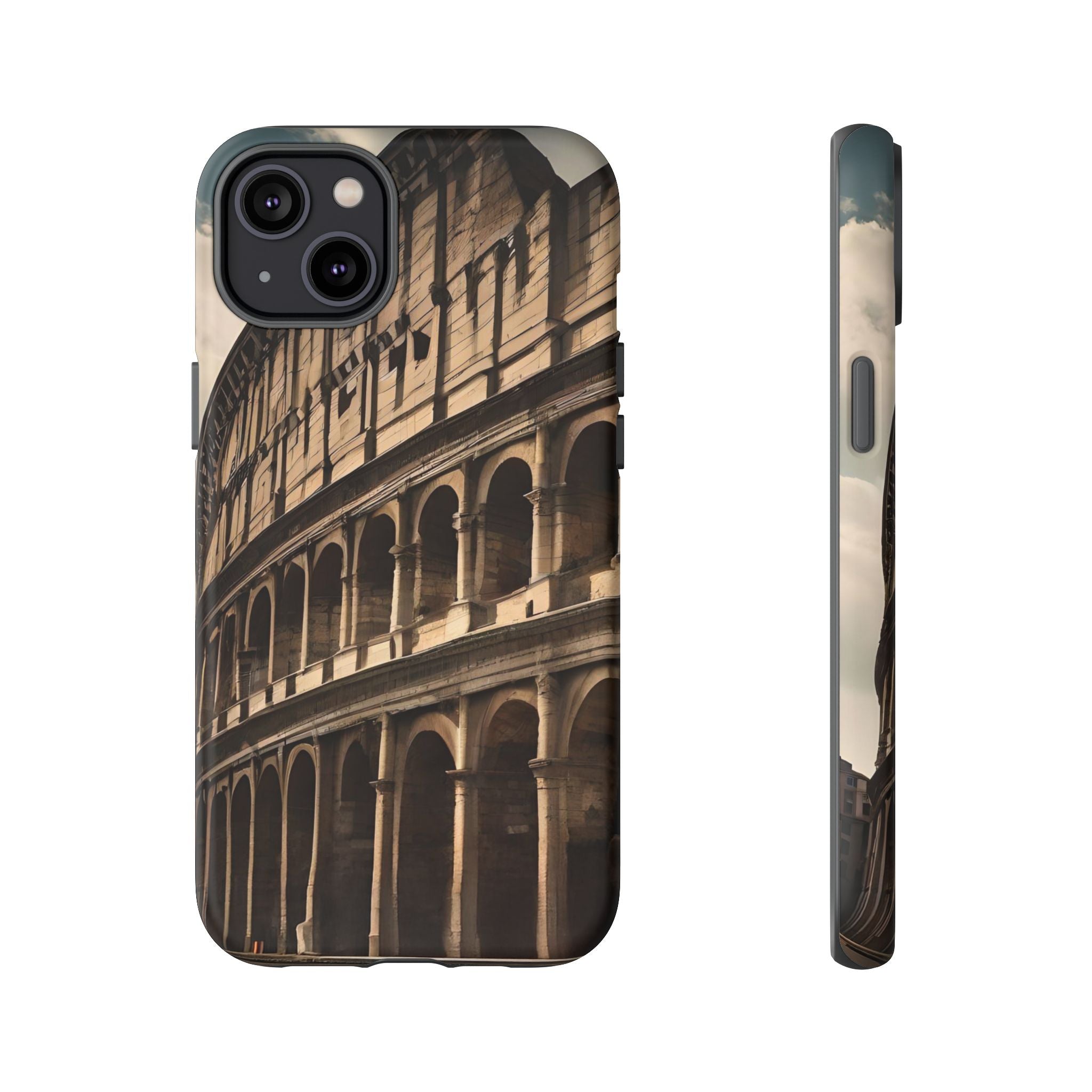 Vintage Colosseum Phone Case, Tough Cases for Travel Lovers, Unique Gift for History Buffs, Protect Your Phone with Style, Vintage Design