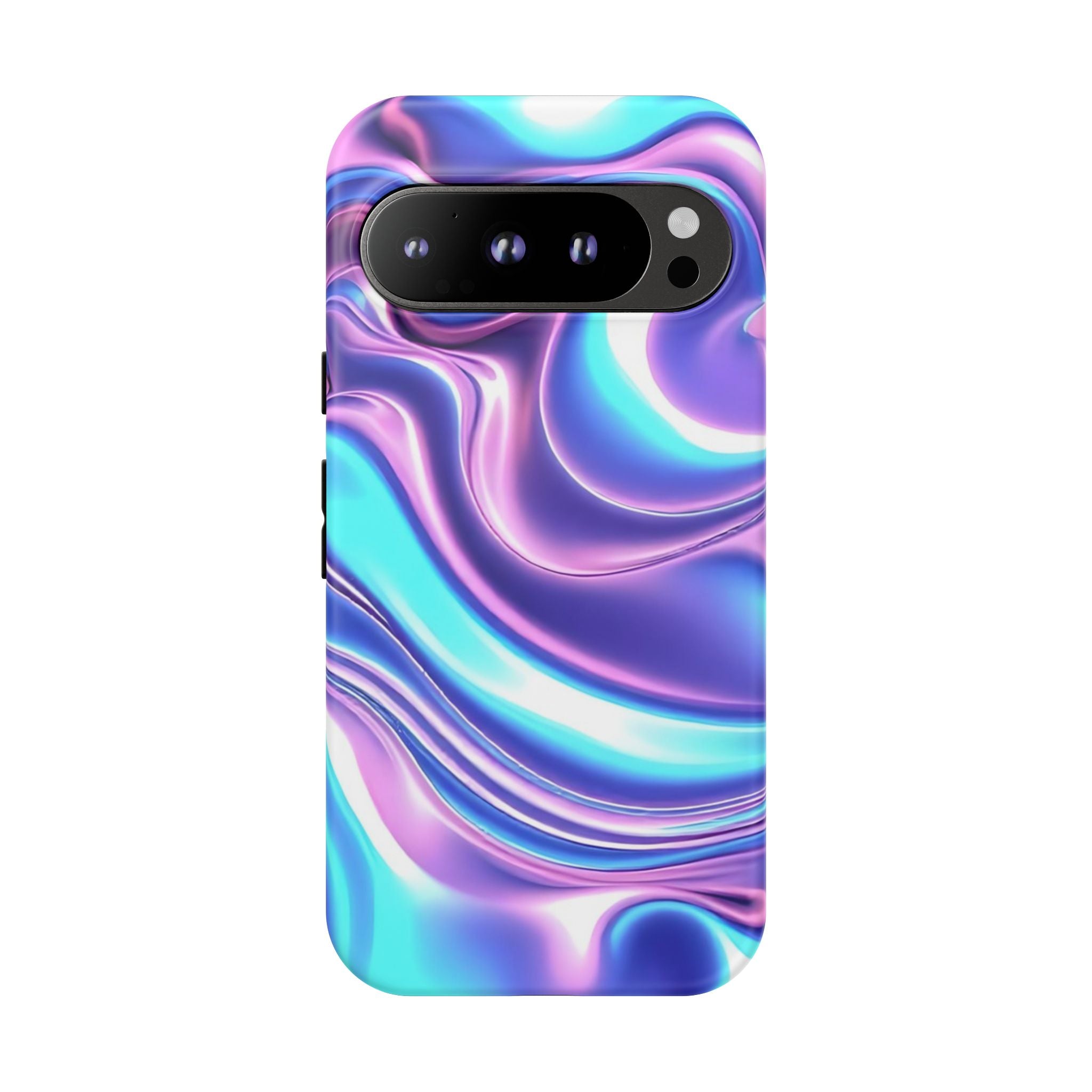 Colorful Phone Case, Tough Case, Swirl Design Phone Cover, Vibrant Phone Accessory, Gift for Her, Trendy Mobile Protection