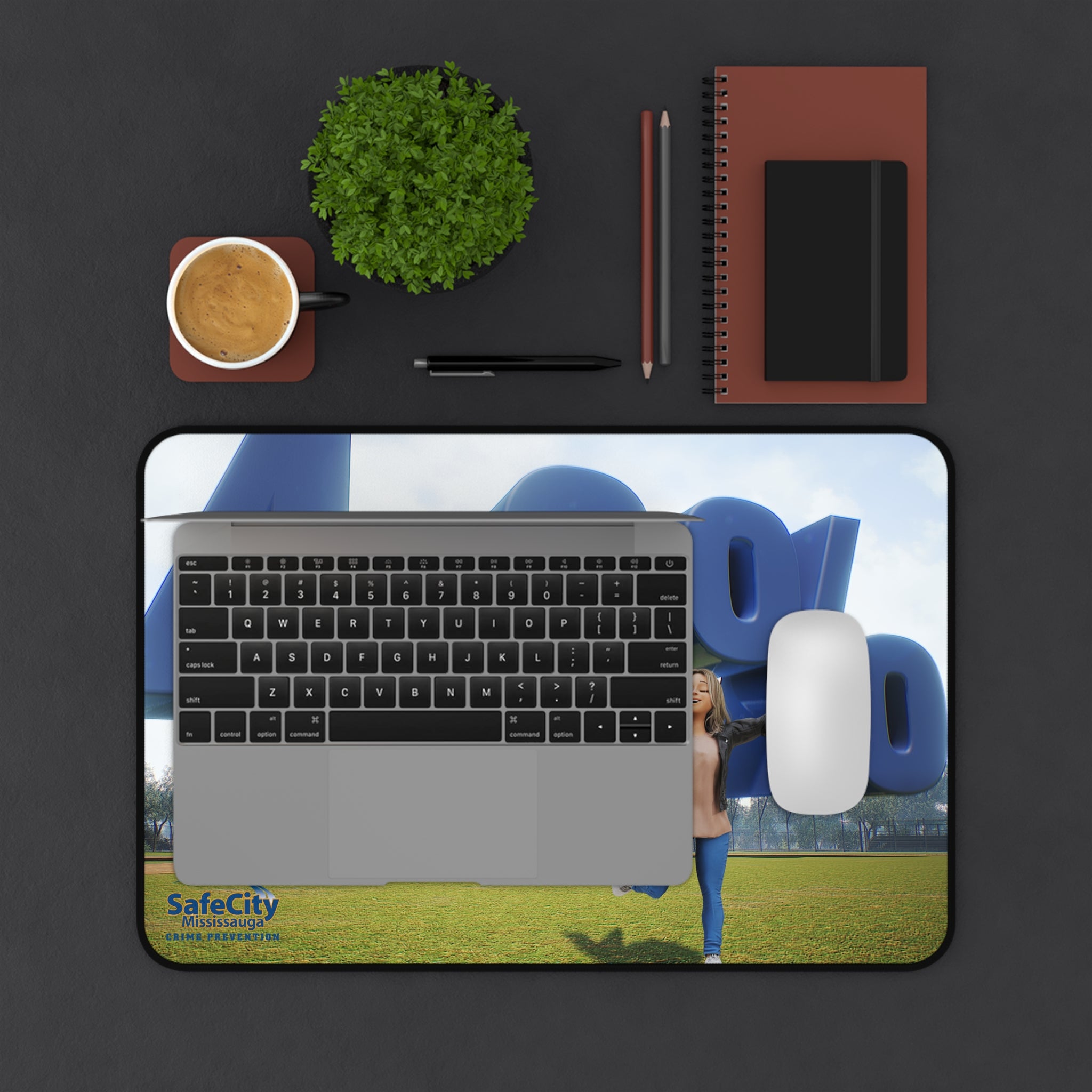 Inspirational Desk Mat with 4.6% Design - Motivational Workspace Decor