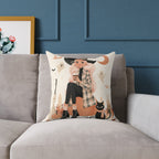 Cozy Witch Fall Design, Decorative Pillow