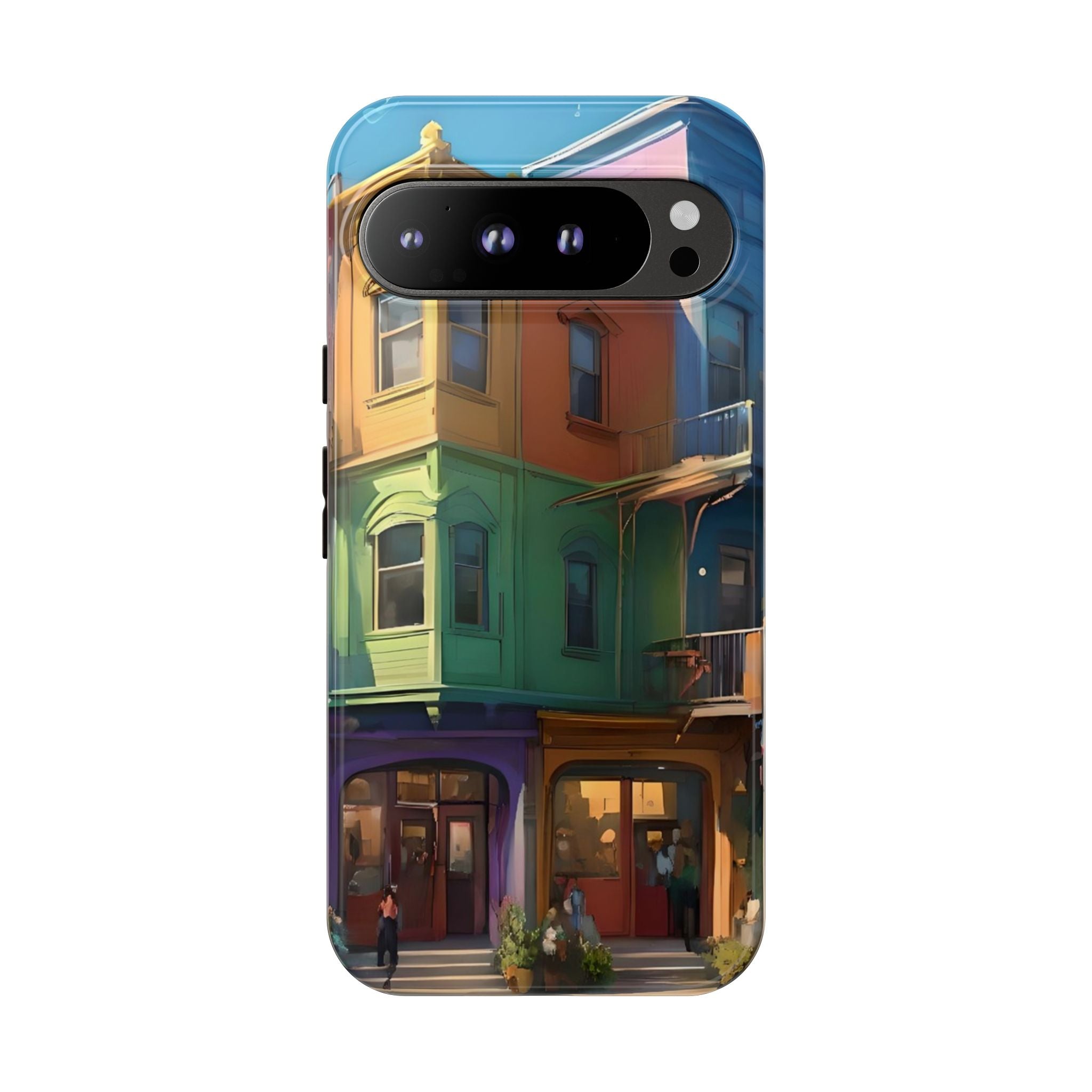 Colorful Phone Case with Artistic Cityscape Design, Tough Phone Cover, Unique Gift for Art Lovers, Vibrant Mobile Accessory, Perfect [...]