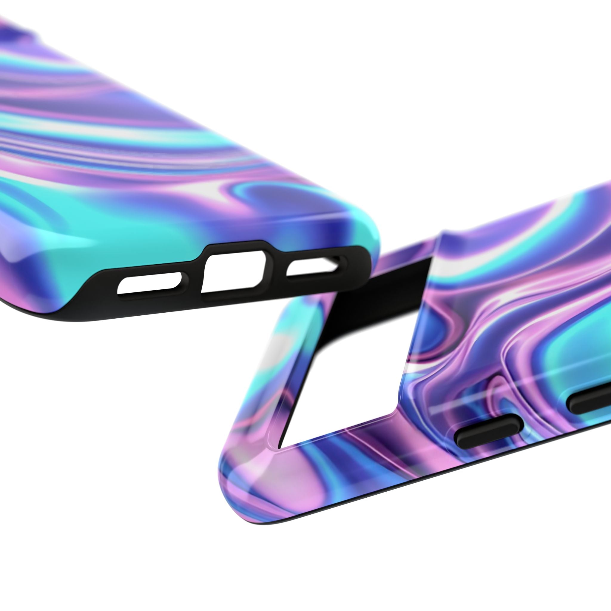 Colorful Phone Case, Tough Case, Swirl Design Phone Cover, Vibrant Phone Accessory, Gift for Her, Trendy Mobile Protection