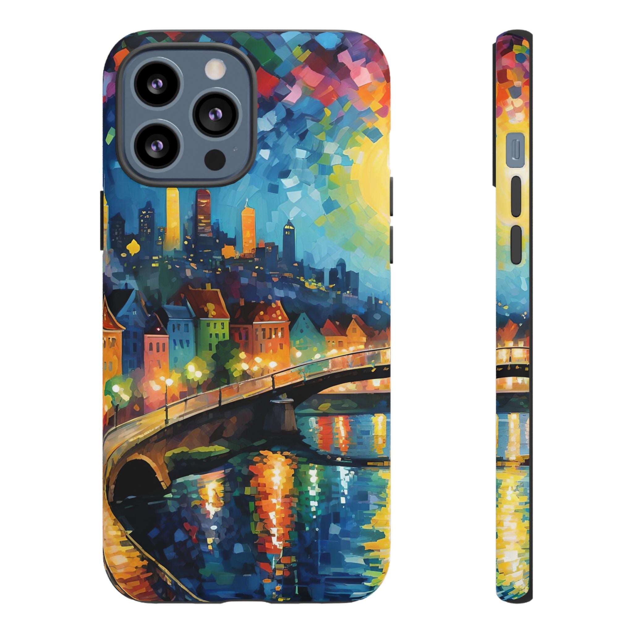 Colorful Phone Case for Tough Cases, Artistic Phone Cover, Unique Gift, Vibrant Design, Decorative Phone Accessories