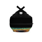 Fiery Eclipse Cosmic Art Print, Black Backpack