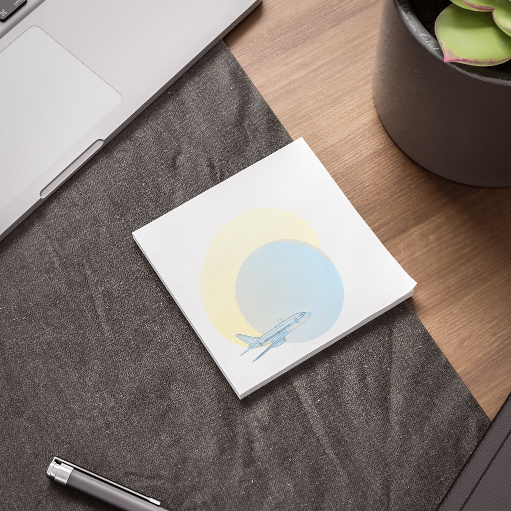 Aviation-Themed Sticky Notes, Cute Note Pads