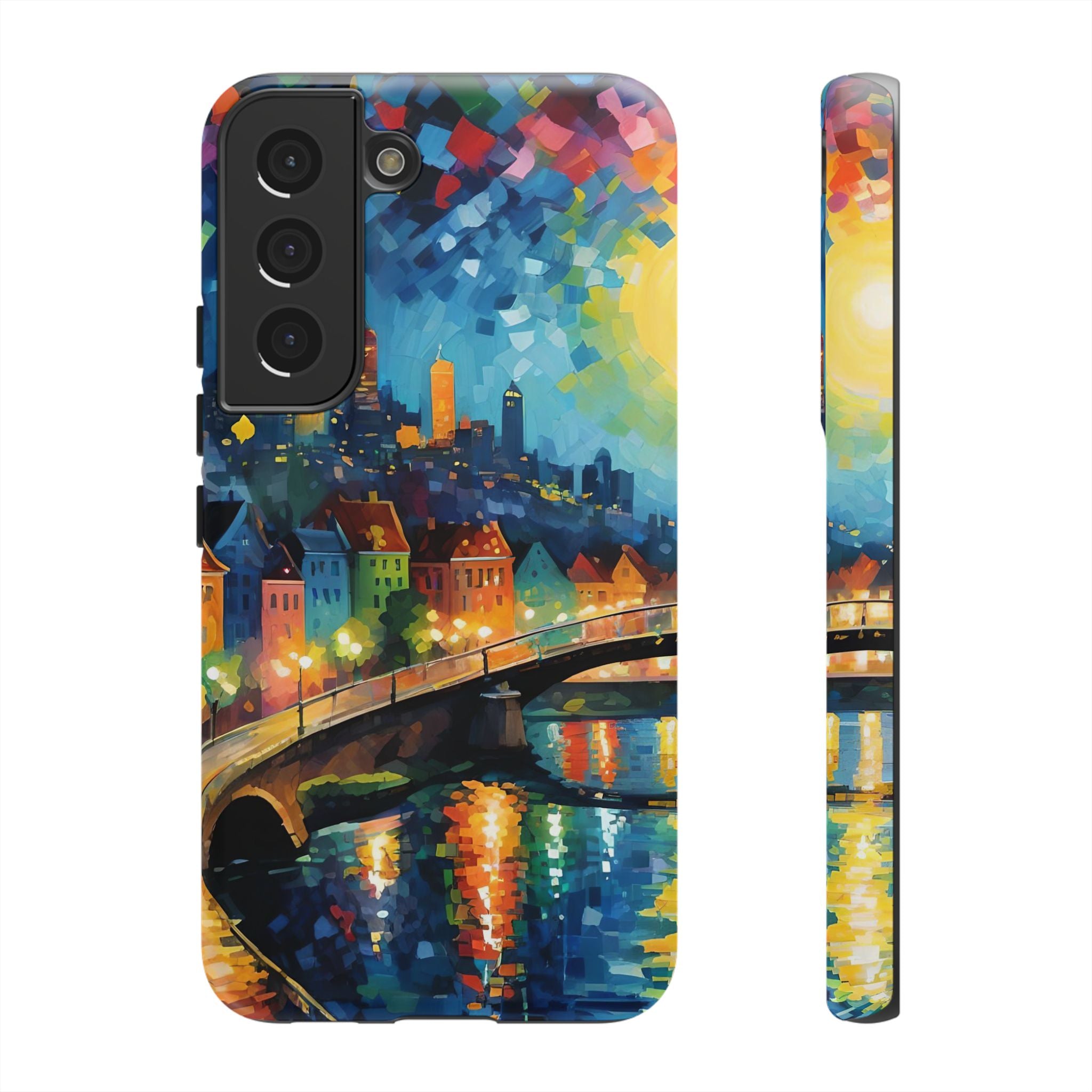 Colorful Phone Case for Tough Cases, Artistic Phone Cover, Unique Gift, Vibrant Design, Decorative Phone Accessories