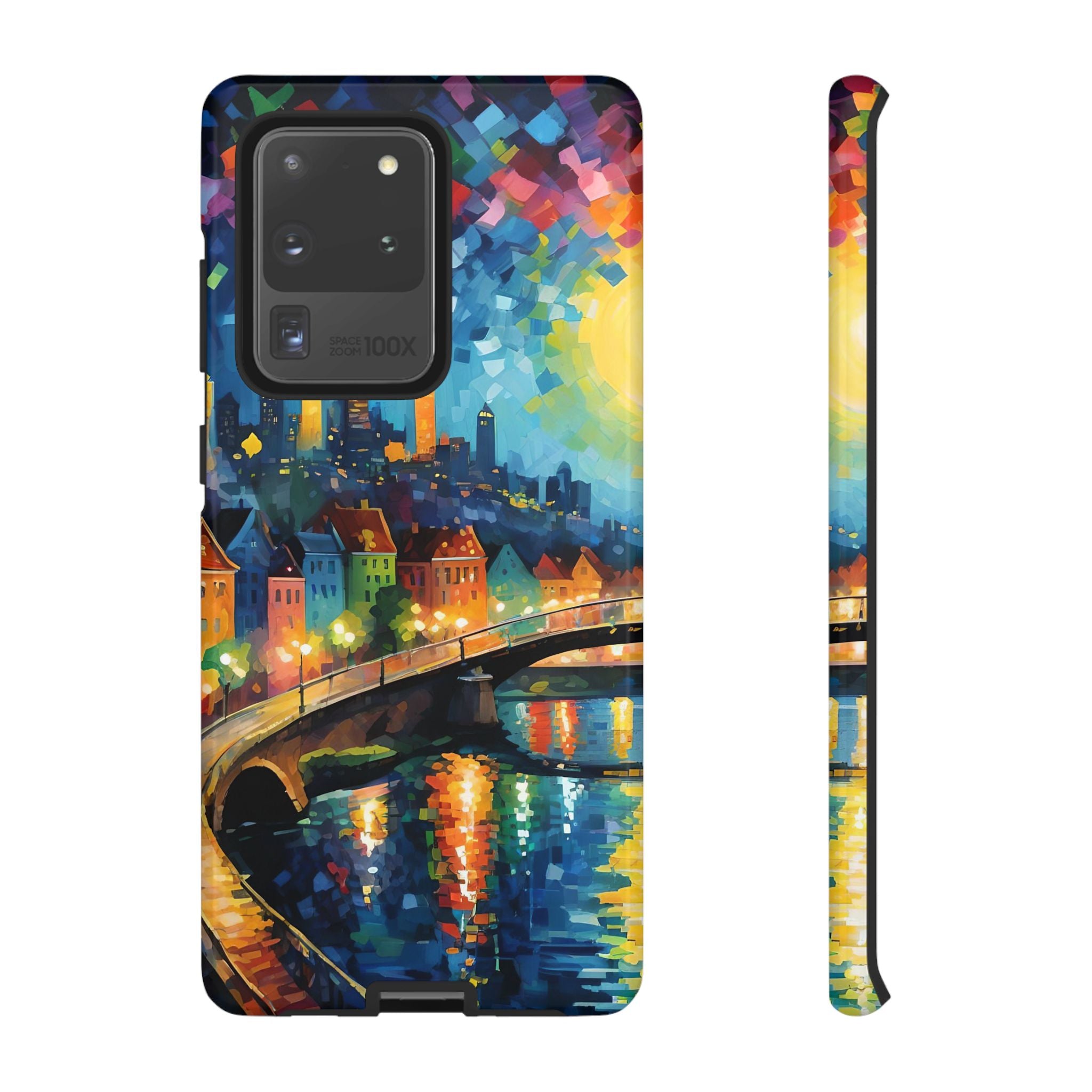 Colorful Phone Case for Tough Cases, Artistic Phone Cover, Unique Gift, Vibrant Design, Decorative Phone Accessories