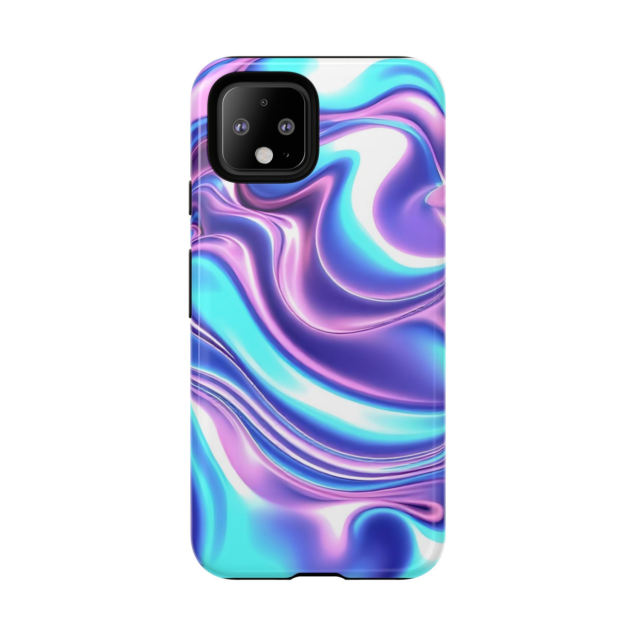 Colorful Phone Case, Tough Case, Swirl Design Phone Cover, Vibrant Phone Accessory, Gift for Her, Trendy Mobile Protection