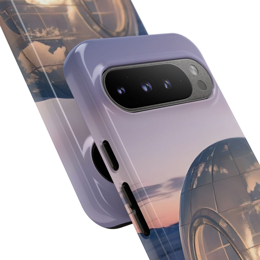 Arctic Igloo Twilight Snow Landscape, Phone Case