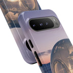 Coque de téléphone Arctic Igloo, paysage enneigé au crépuscule