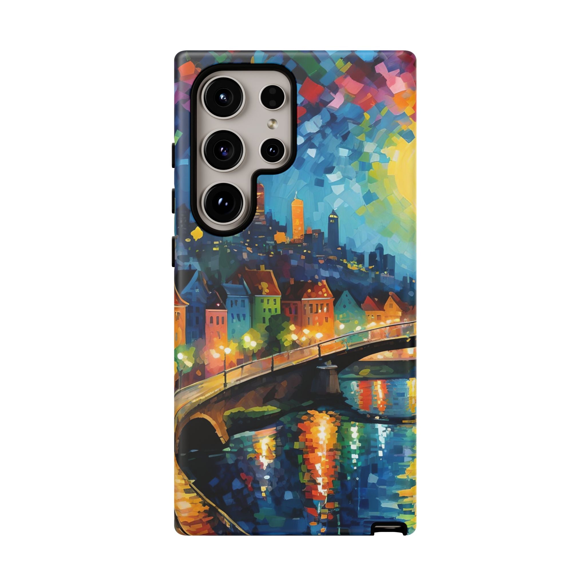 Colorful Phone Case for Tough Cases, Artistic Phone Cover, Unique Gift, Vibrant Design, Decorative Phone Accessories