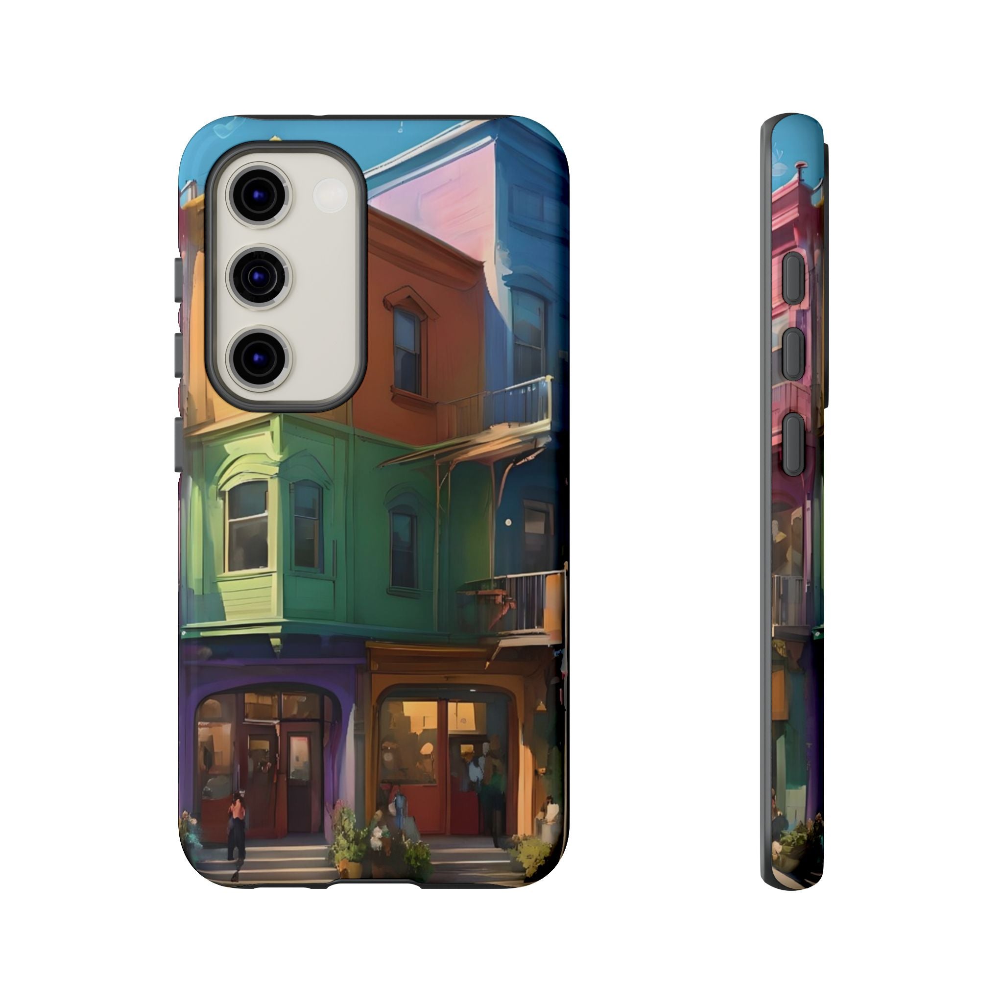 Colorful Phone Case with Artistic Cityscape Design, Tough Phone Cover, Unique Gift for Art Lovers, Vibrant Mobile Accessory, Perfect [...]