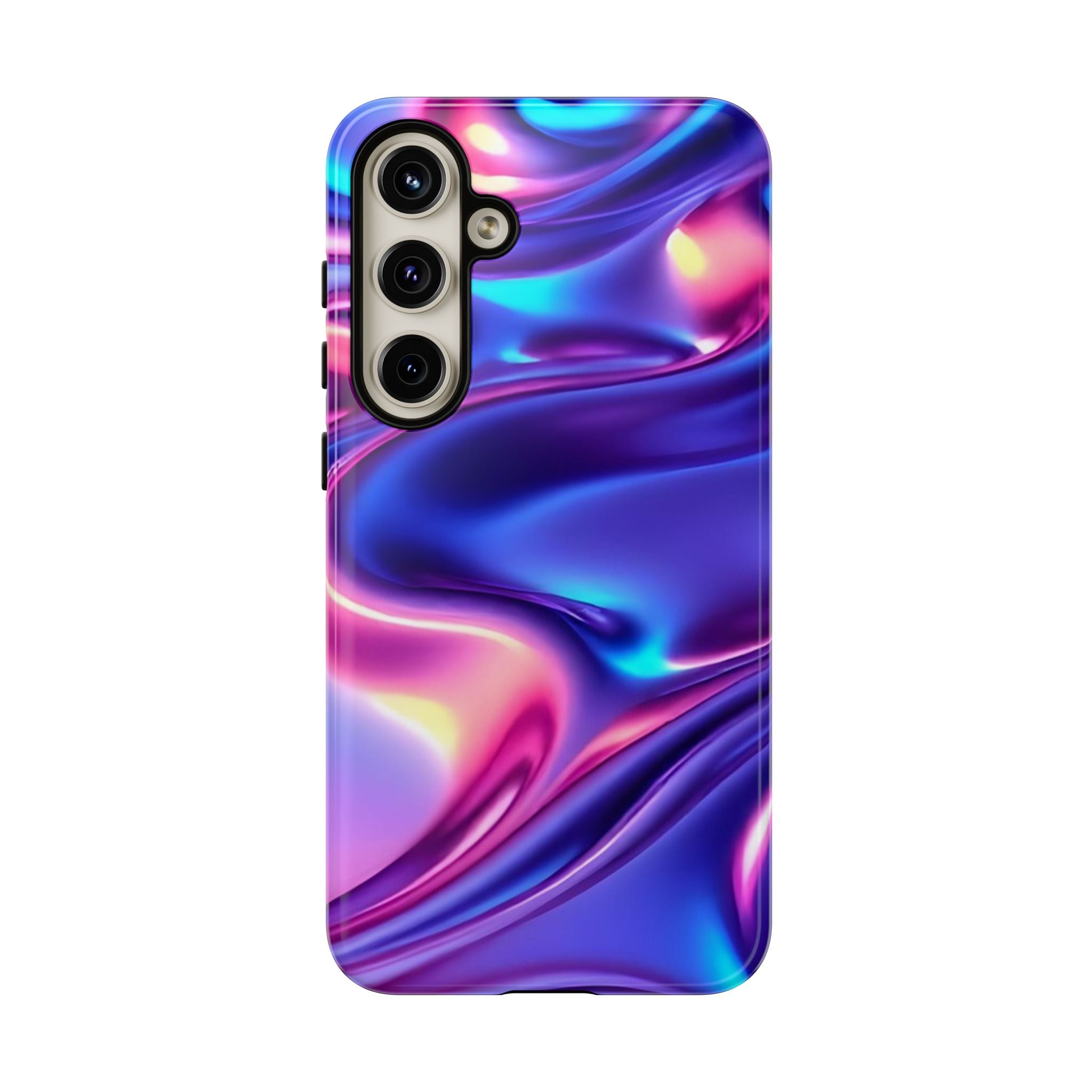 Vibrant Phone Case with Colorful Wave Design, Tough Phone Cover, Stylish Smartphone Case, Unique Gift for Her, Phone Accessories