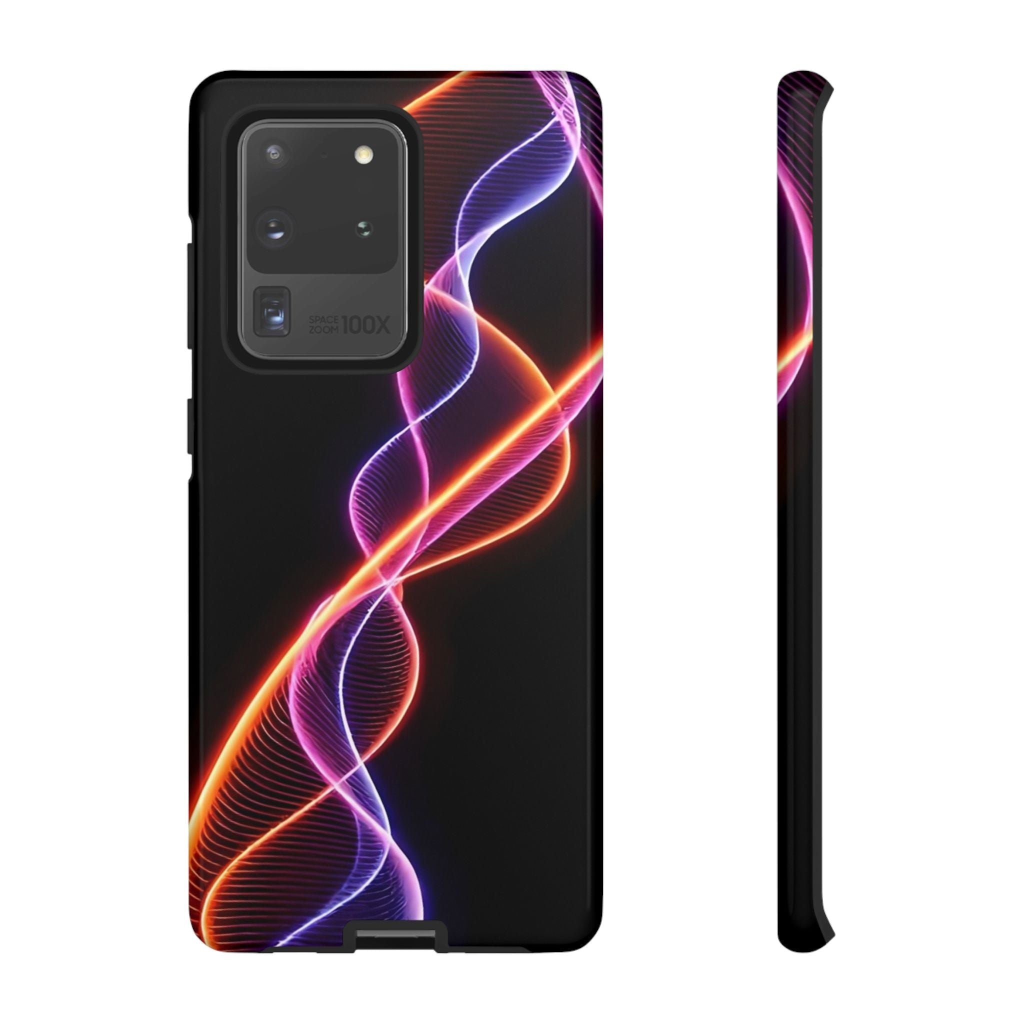 Vibrant Phone Case with Abstract Light Design, Artistic Phone Cover, Modern Tech Accessory, Gift for Tech Lovers, Personalized Phone Case