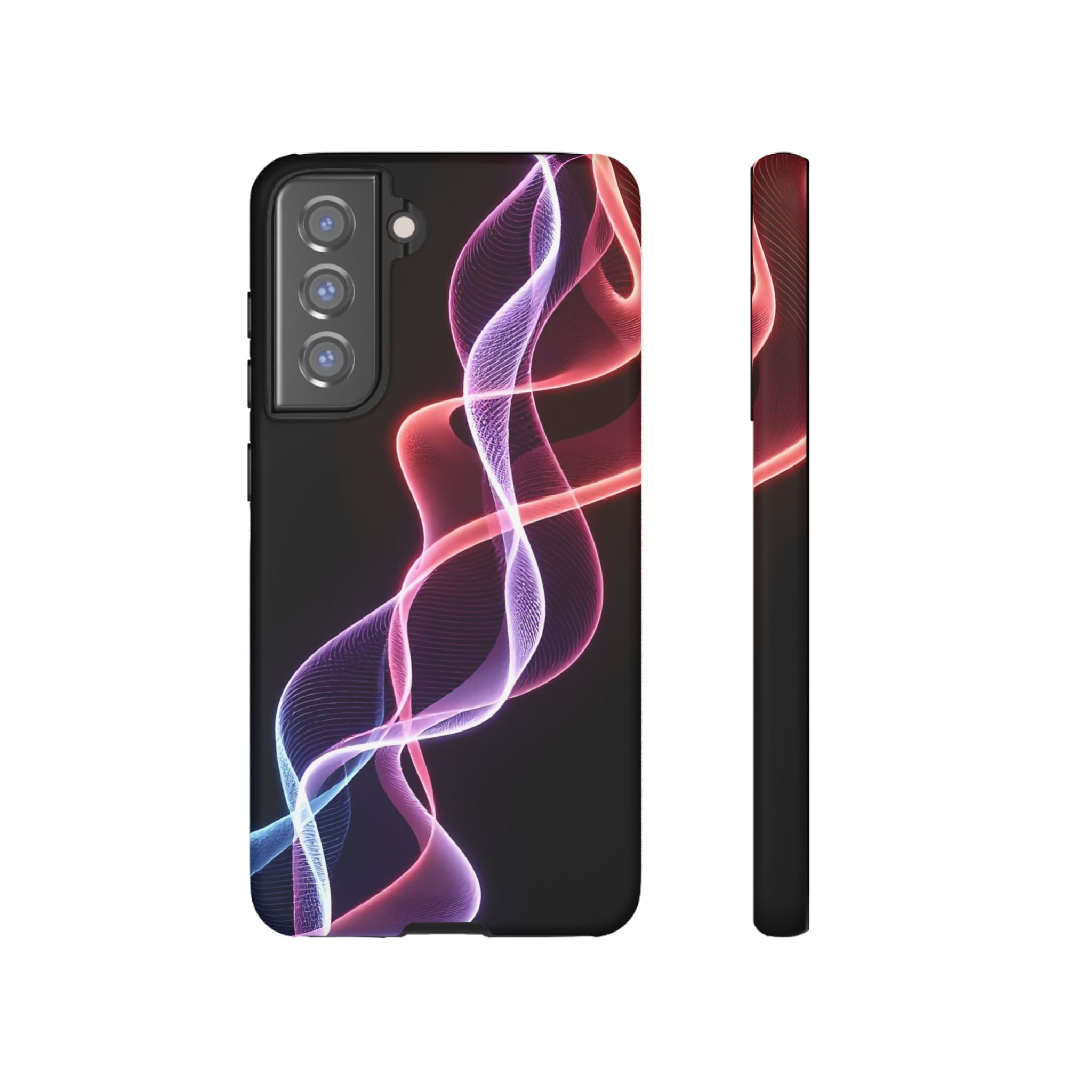 Stylish Phone Case with Vibrant Wave Design, Tough Cases, Phone Accessories, Unique Gift, Trendy Tech, Fashionable Protection