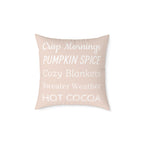 Cozy Witch Fall Design, Decorative Pillow
