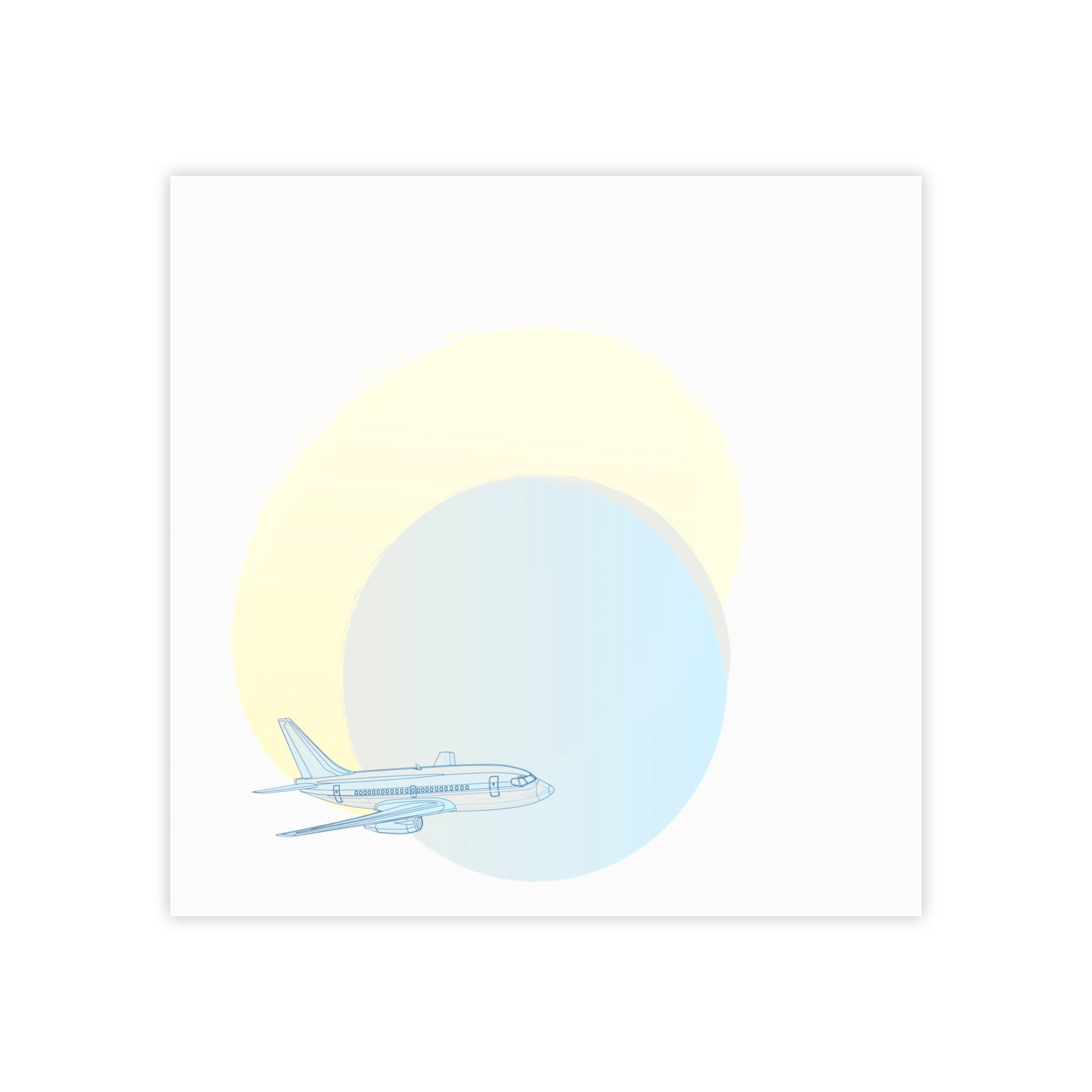 Aviation-Themed Sticky Notes, Cute Note Pads