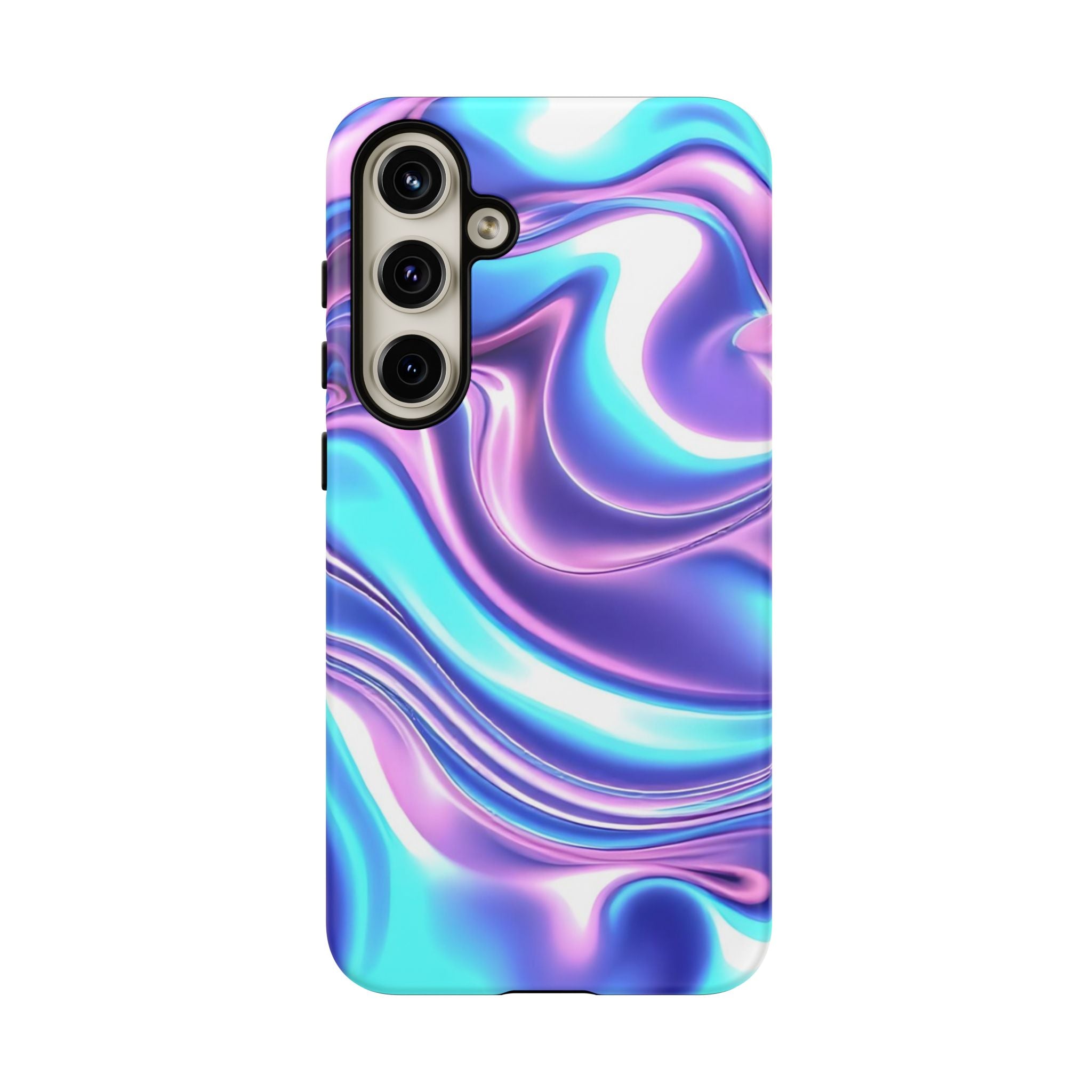 Colorful Phone Case, Tough Case, Swirl Design Phone Cover, Vibrant Phone Accessory, Gift for Her, Trendy Mobile Protection