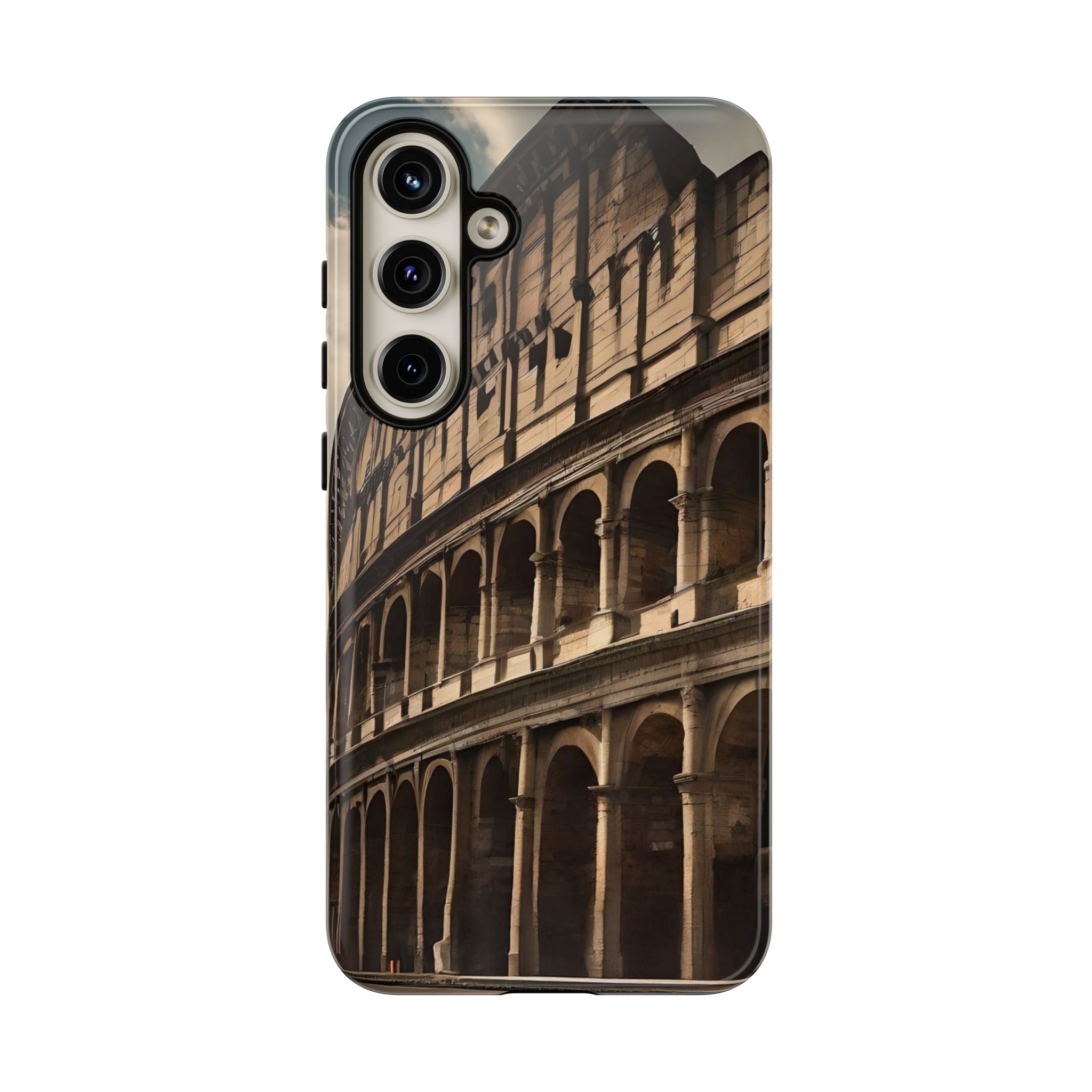 Vintage Colosseum Phone Case, Tough Cases for Travel Lovers, Unique Gift for History Buffs, Protect Your Phone with Style, Vintage Design