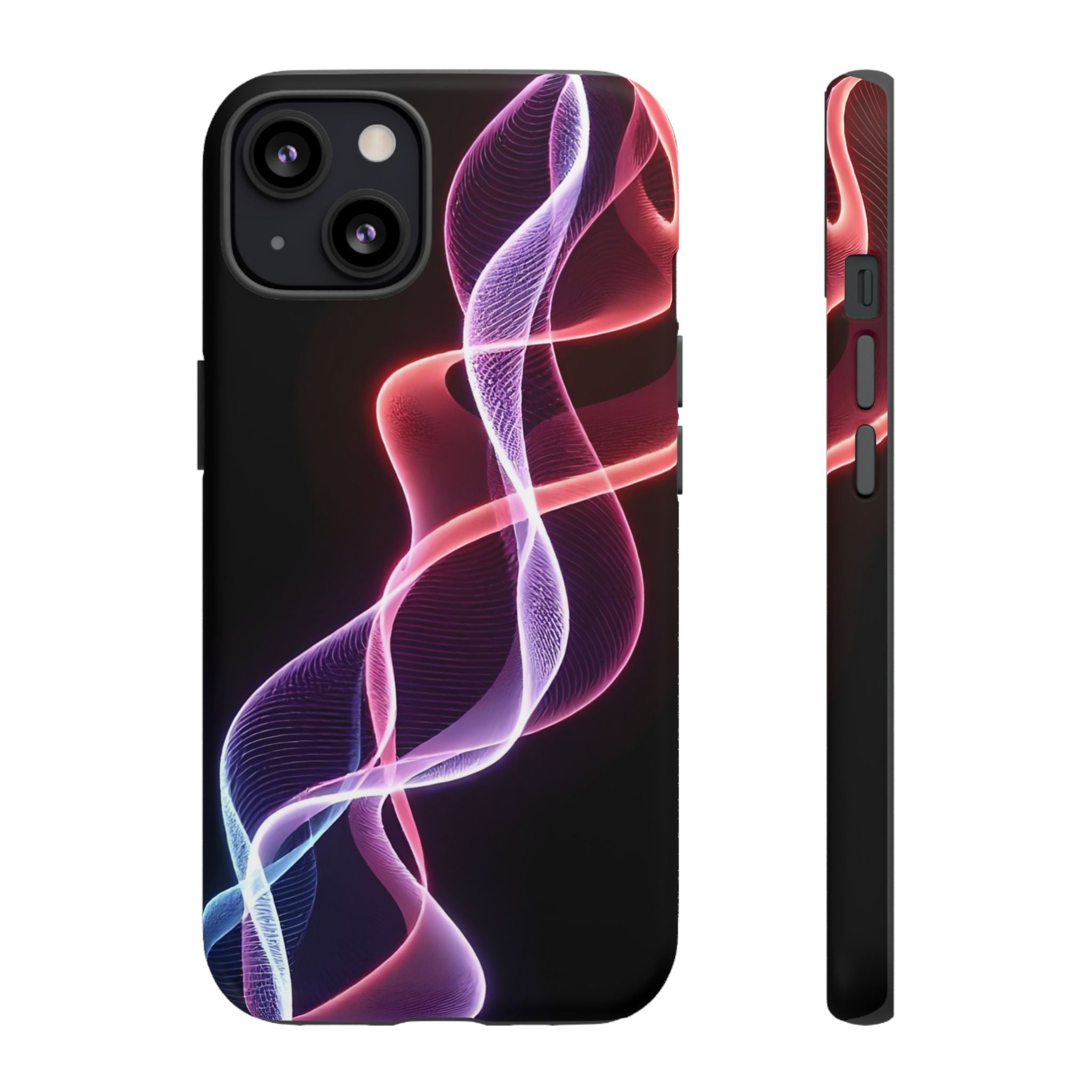 Stylish Phone Case with Vibrant Wave Design, Tough Cases, Phone Accessories, Unique Gift, Trendy Tech, Fashionable Protection