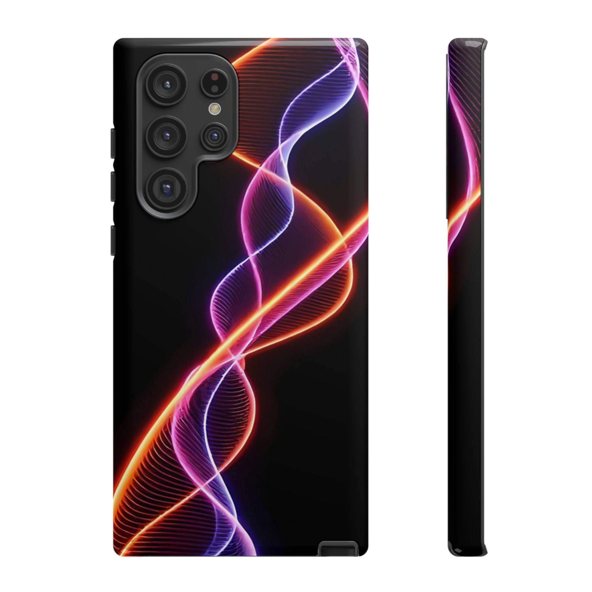 Vibrant Phone Case with Abstract Light Design, Artistic Phone Cover, Modern Tech Accessory, Gift for Tech Lovers, Personalized Phone Case