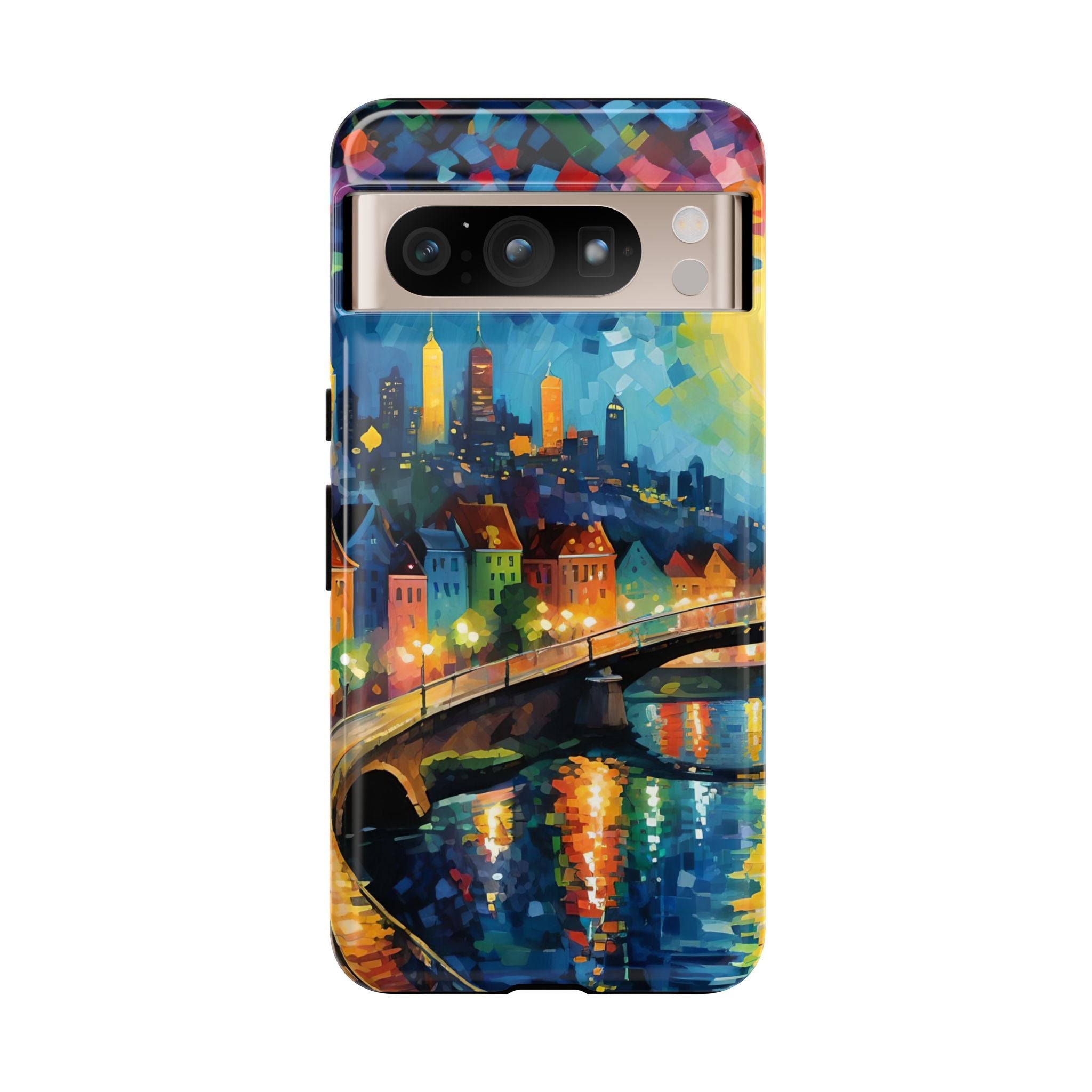 Colorful Phone Case for Tough Cases, Artistic Phone Cover, Unique Gift, Vibrant Design, Decorative Phone Accessories