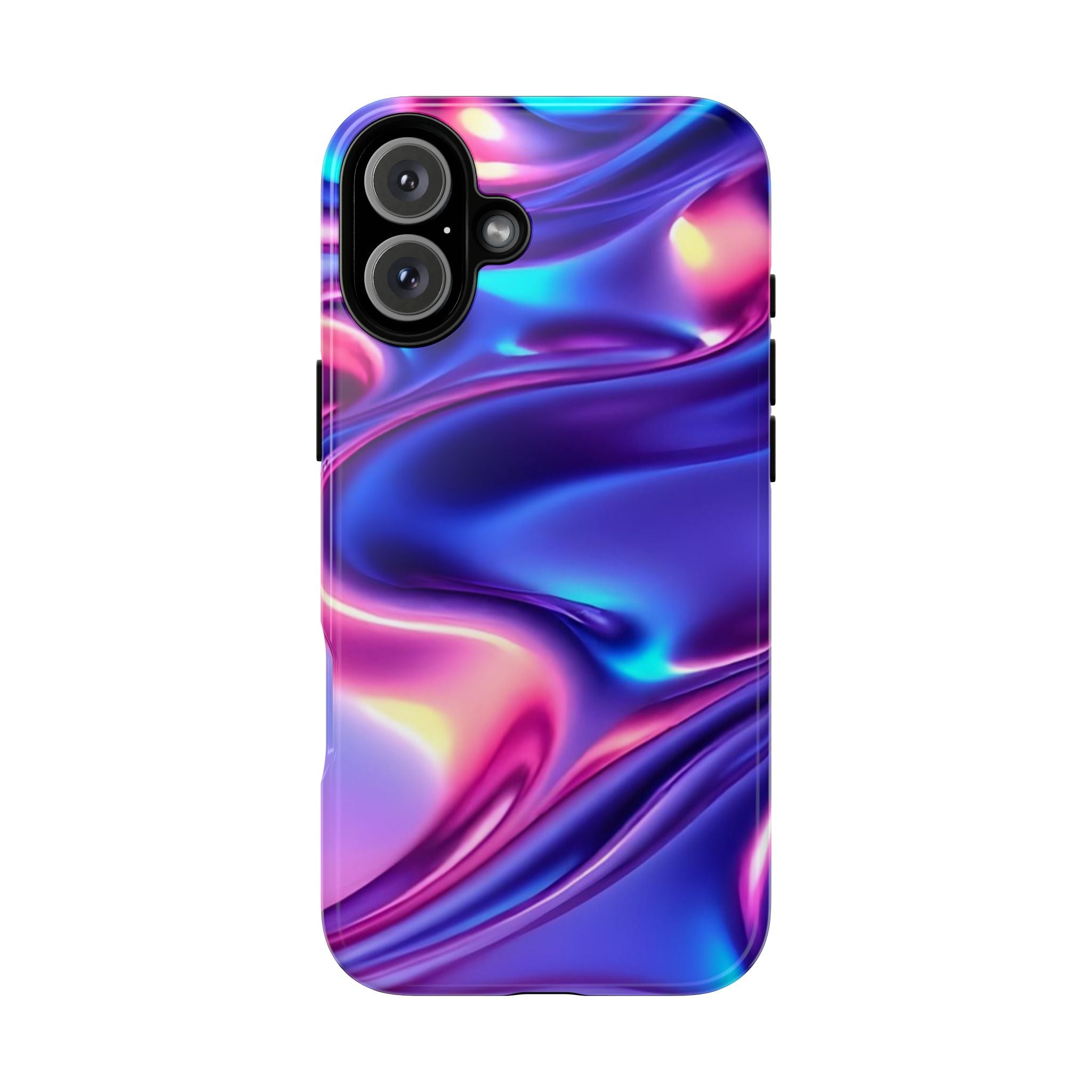 Vibrant Phone Case with Colorful Wave Design, Tough Phone Cover, Stylish Smartphone Case, Unique Gift for Her, Phone Accessories