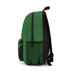 Glowing Green Skull Art Print, Green Backpack
