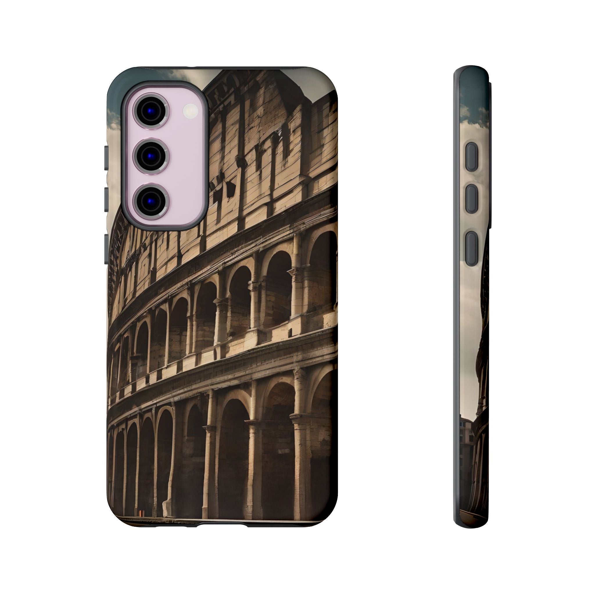 Vintage Colosseum Phone Case, Tough Cases for Travel Lovers, Unique Gift for History Buffs, Protect Your Phone with Style, Vintage Design