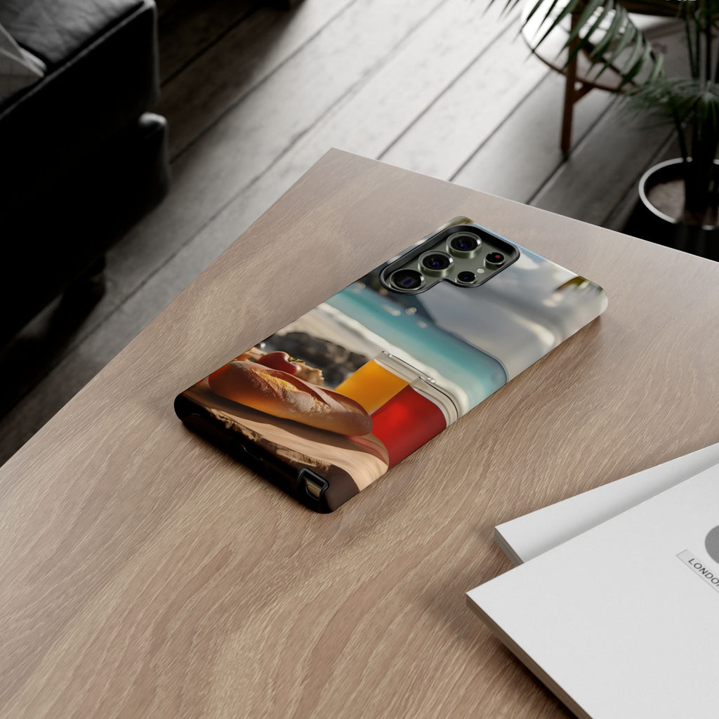 Tropical Beach Picnic View, Phone Case