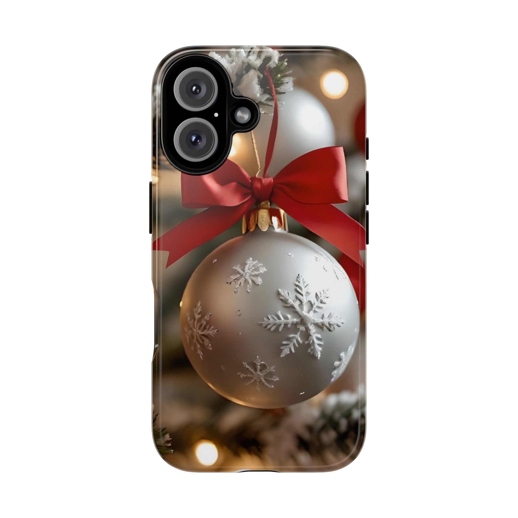 Christmas Phone Case with Seasonal Ornament Design, Festive Mobile Cover, Holiday Gift for Friends and Family, Winter Accessories, [...]