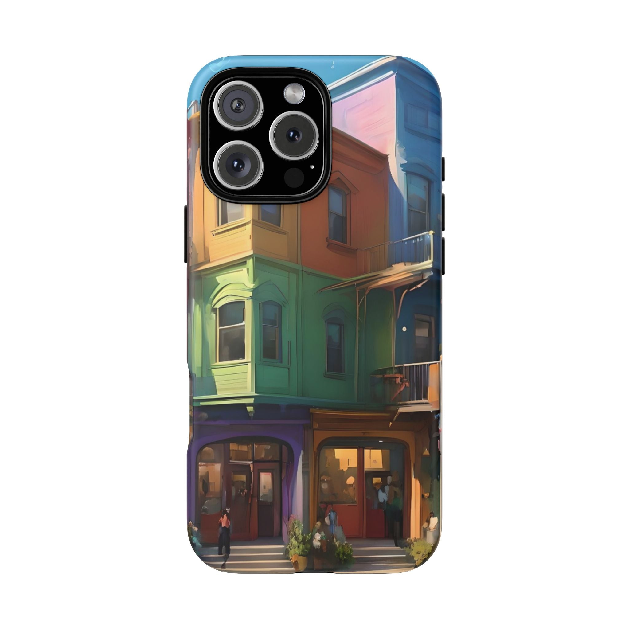 Colorful Phone Case with Artistic Cityscape Design, Tough Phone Cover, Unique Gift for Art Lovers, Vibrant Mobile Accessory, Perfect [...]