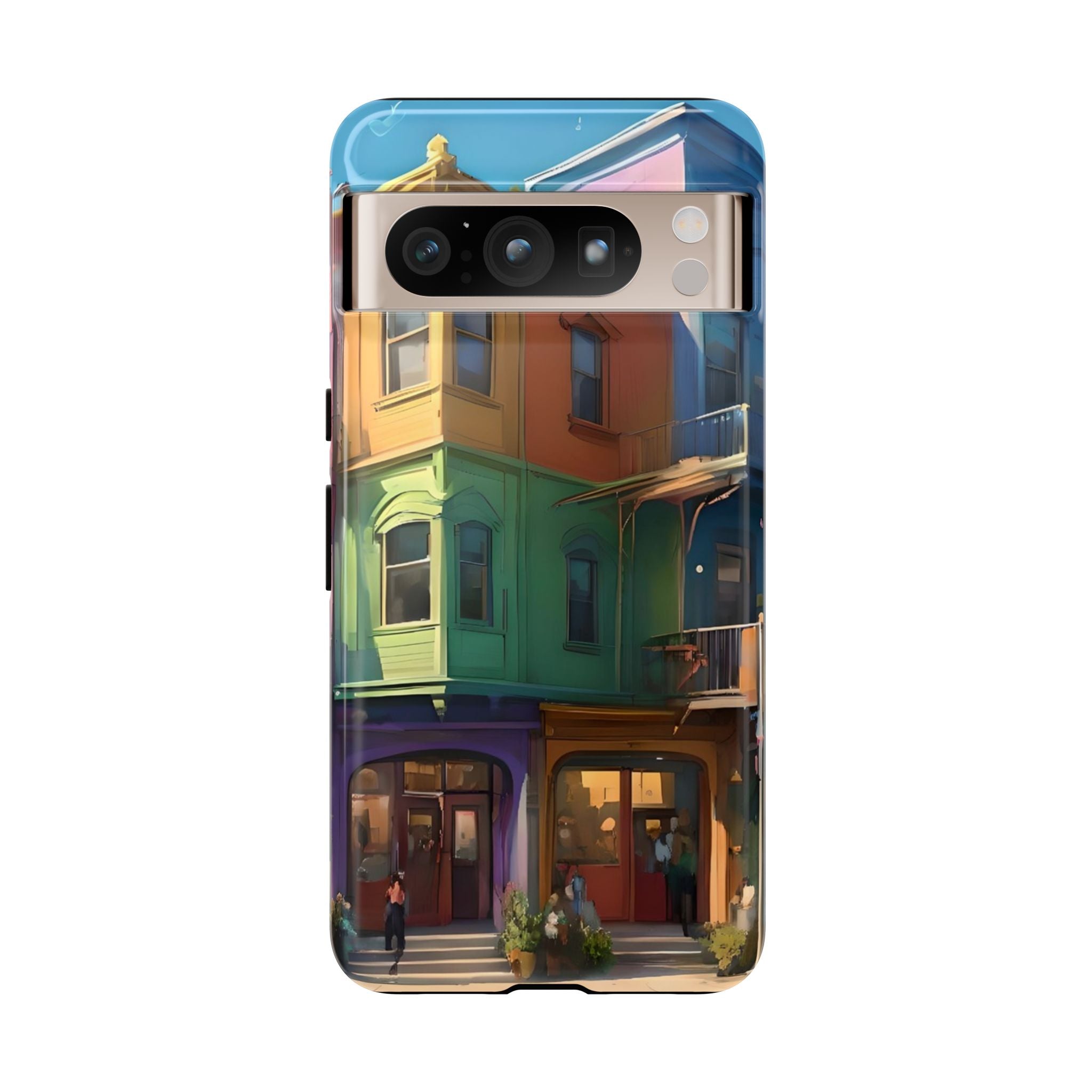 Colorful Phone Case with Artistic Cityscape Design, Tough Phone Cover, Unique Gift for Art Lovers, Vibrant Mobile Accessory, Perfect [...]