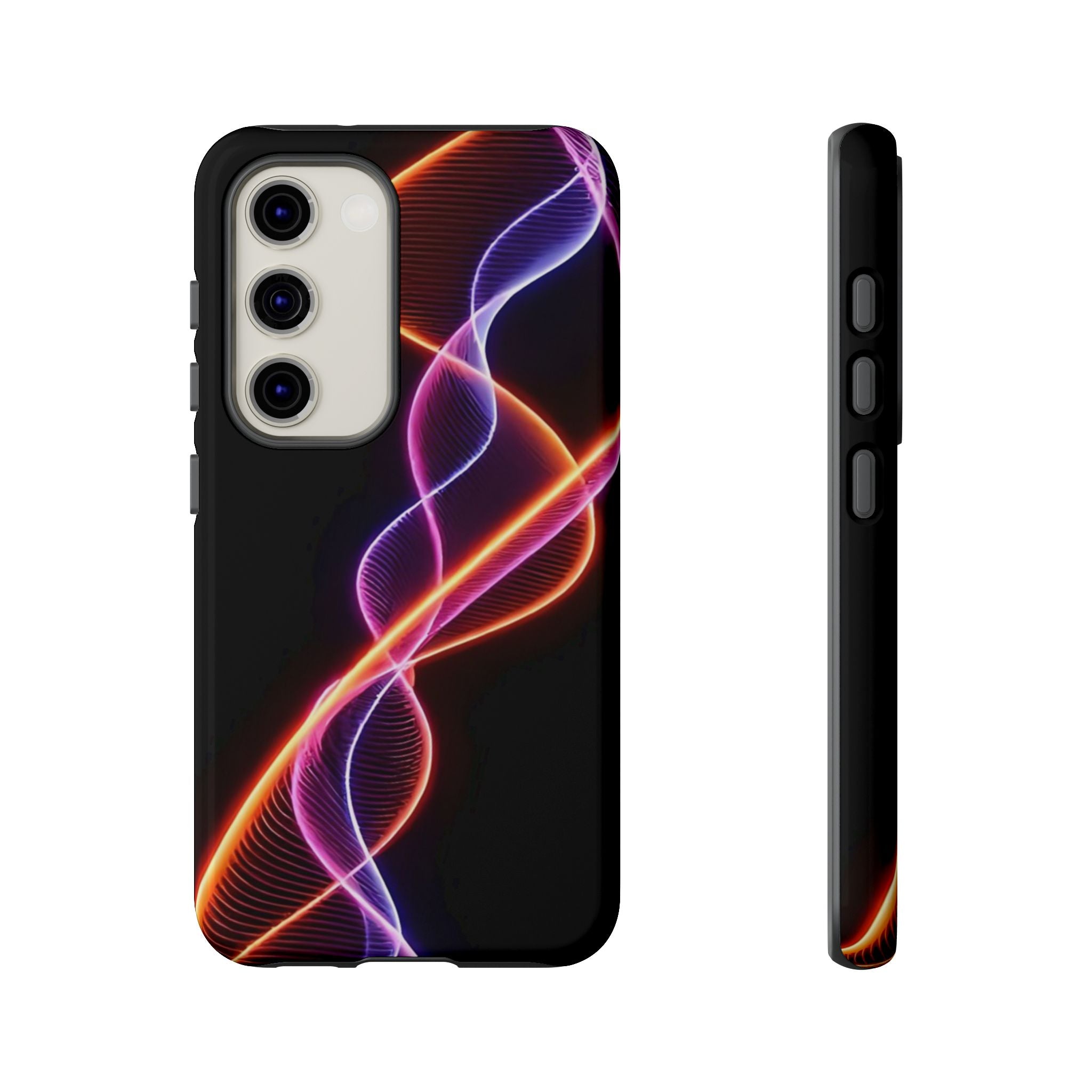 Vibrant Phone Case with Abstract Light Design, Artistic Phone Cover, Modern Tech Accessory, Gift for Tech Lovers, Personalized Phone Case