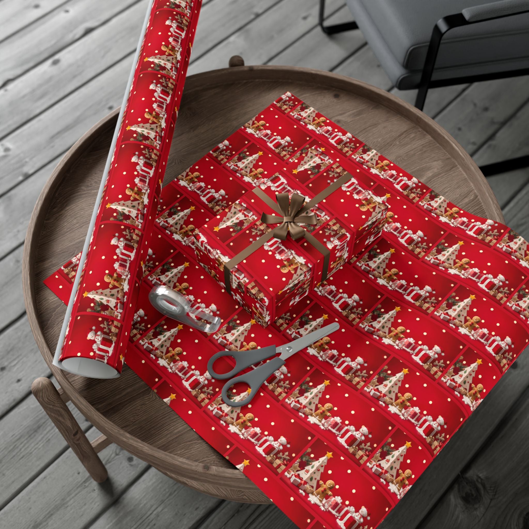 Festive Holiday Print, Wrapping paper