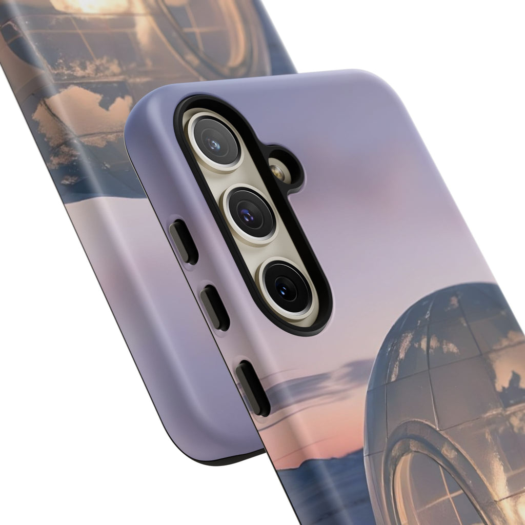 Arctic Igloo Twilight Snow Landscape, Phone Case