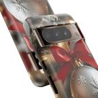 Coque de téléphone de Noël avec motif de décorations saisonnières