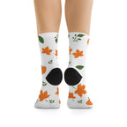 Chaussettes à motif citrouille d'automne