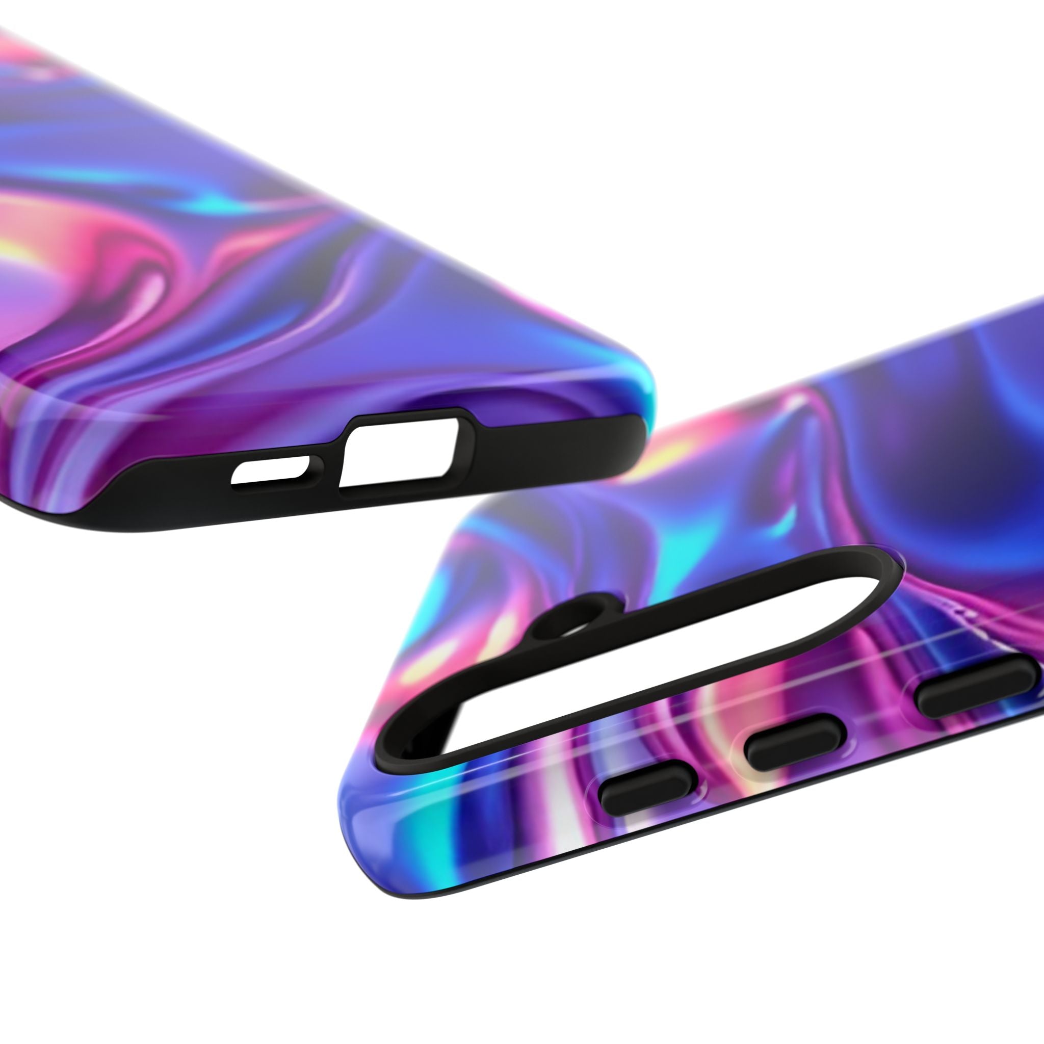 Vibrant Phone Case with Colorful Wave Design, Tough Phone Cover, Stylish Smartphone Case, Unique Gift for Her, Phone Accessories