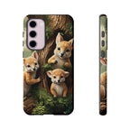 Étui de téléphone à imprimé bébé animal des bois