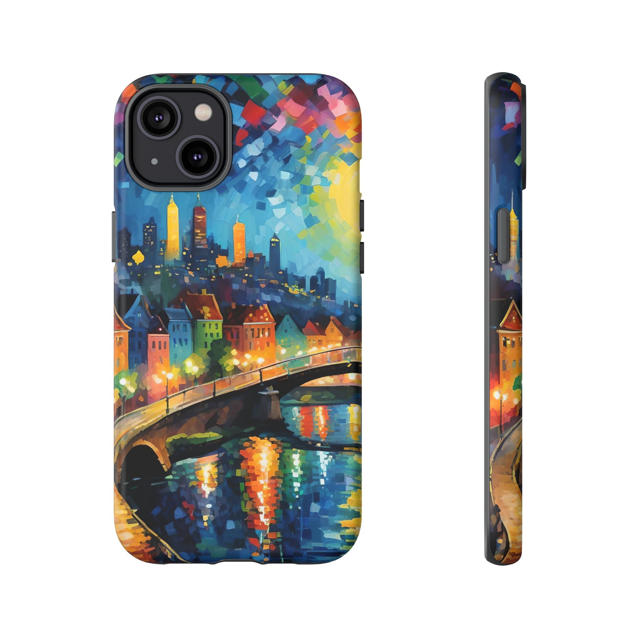 Colorful Phone Case for Tough Cases, Artistic Phone Cover, Unique Gift, Vibrant Design, Decorative Phone Accessories