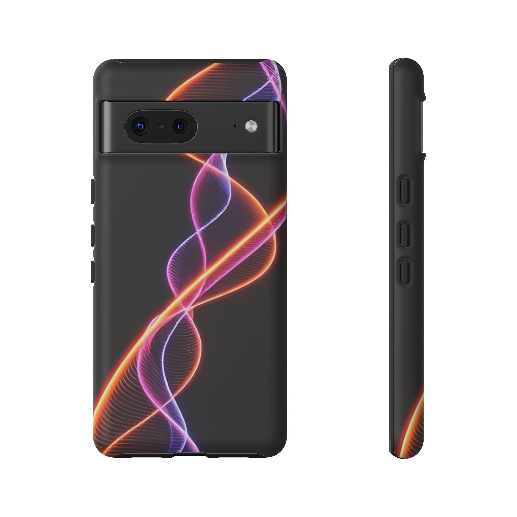 Vibrant Phone Case with Abstract Light Design, Artistic Phone Cover, Modern Tech Accessory, Gift for Tech Lovers, Personalized Phone Case