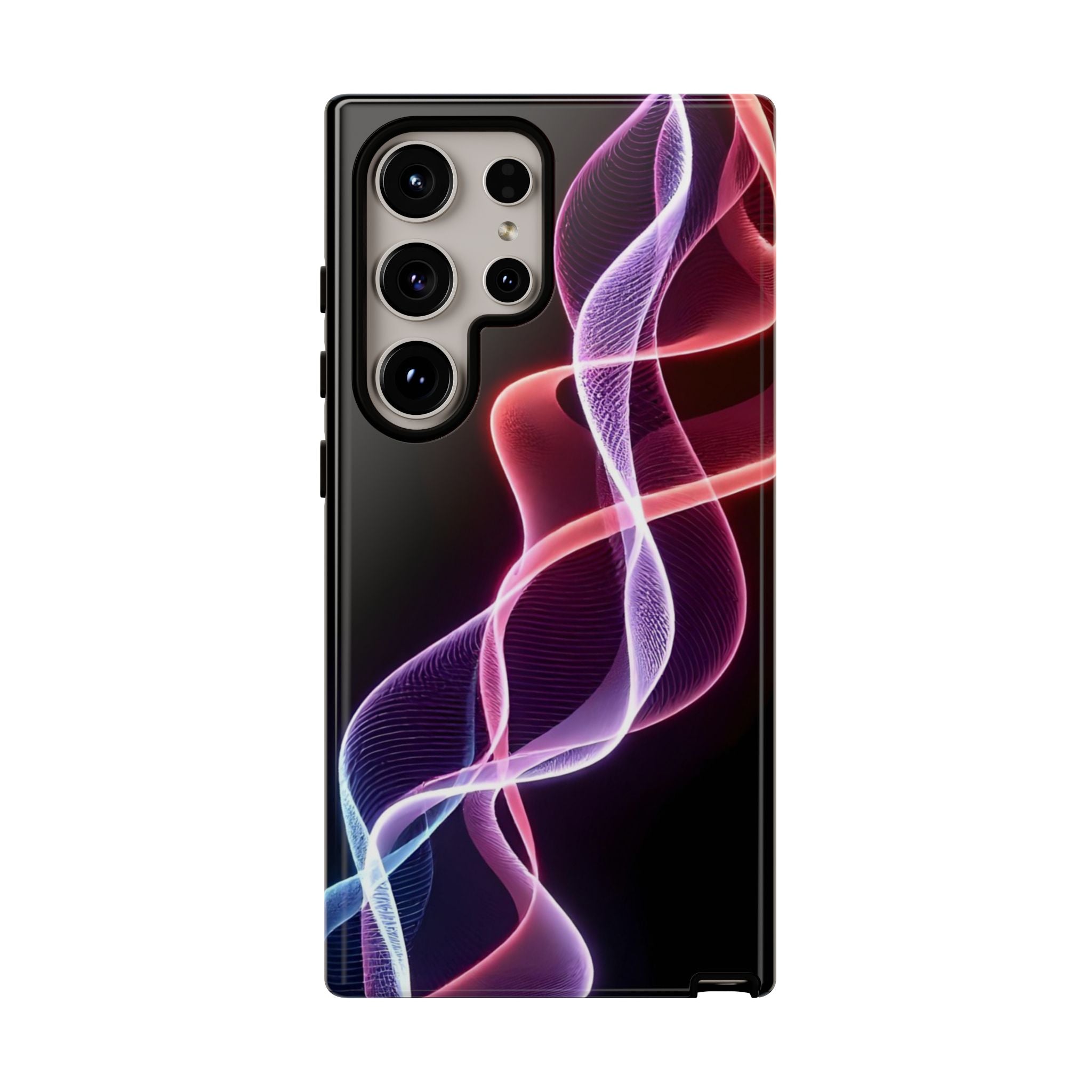 Stylish Phone Case with Vibrant Wave Design, Tough Cases, Phone Accessories, Unique Gift, Trendy Tech, Fashionable Protection