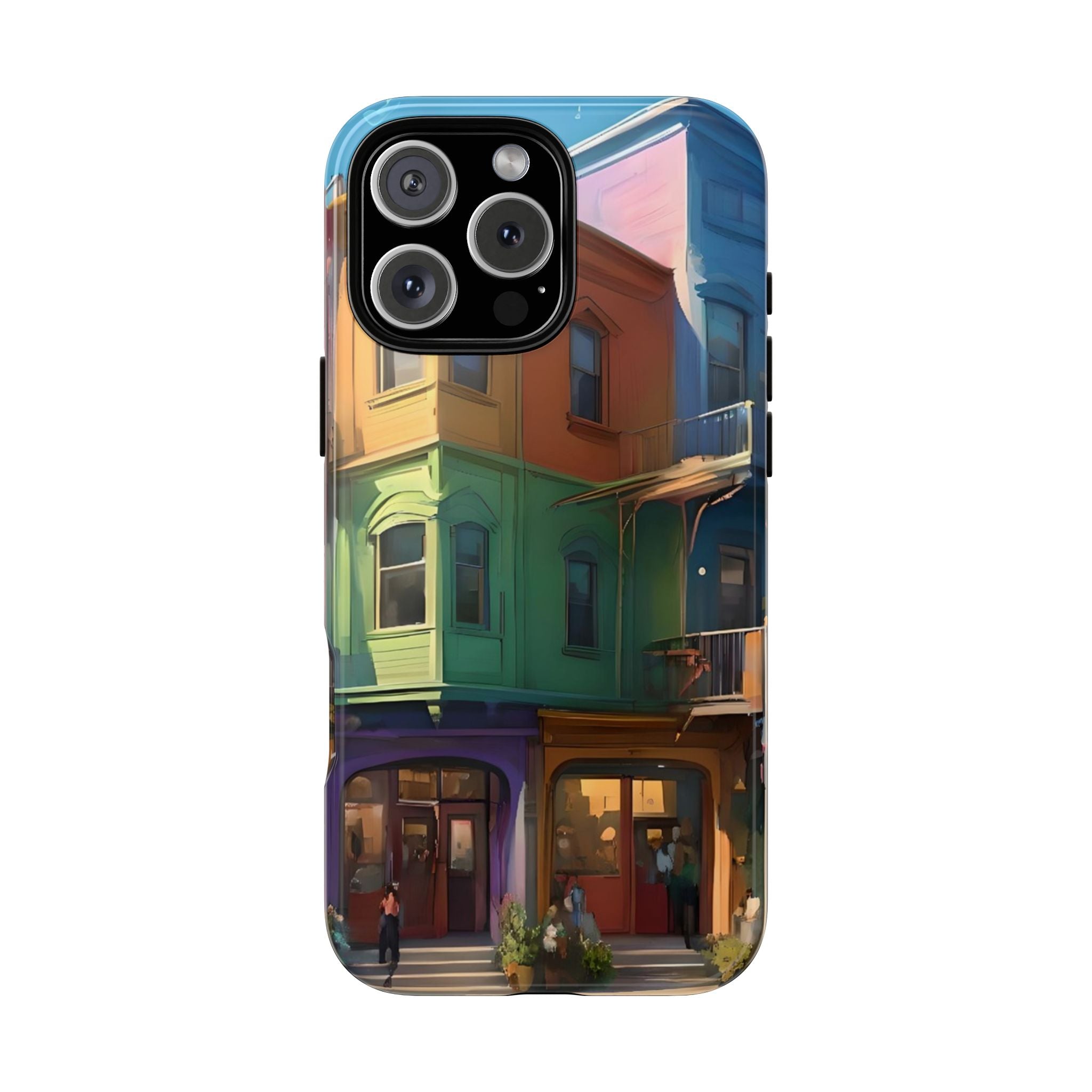 Colorful Phone Case with Artistic Cityscape Design, Tough Phone Cover, Unique Gift for Art Lovers, Vibrant Mobile Accessory, Perfect [...]