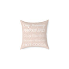 Cozy Witch Fall Design, Decorative Pillow