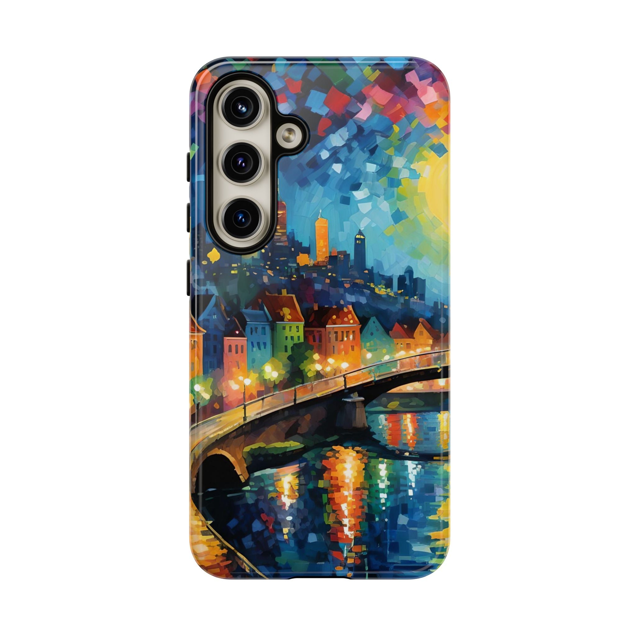 Colorful Phone Case for Tough Cases, Artistic Phone Cover, Unique Gift, Vibrant Design, Decorative Phone Accessories