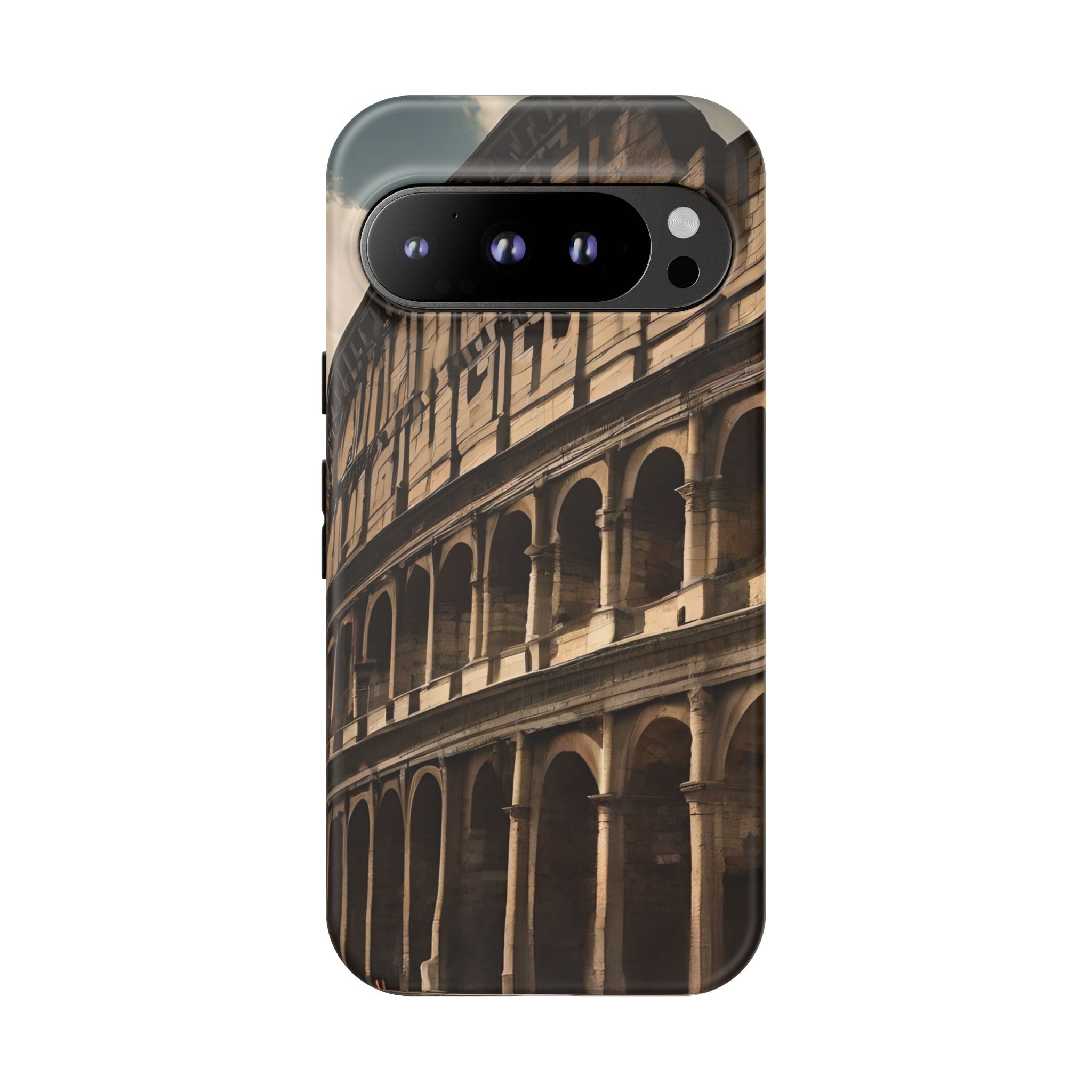 Vintage Colosseum Phone Case, Tough Cases for Travel Lovers, Unique Gift for History Buffs, Protect Your Phone with Style, Vintage Design