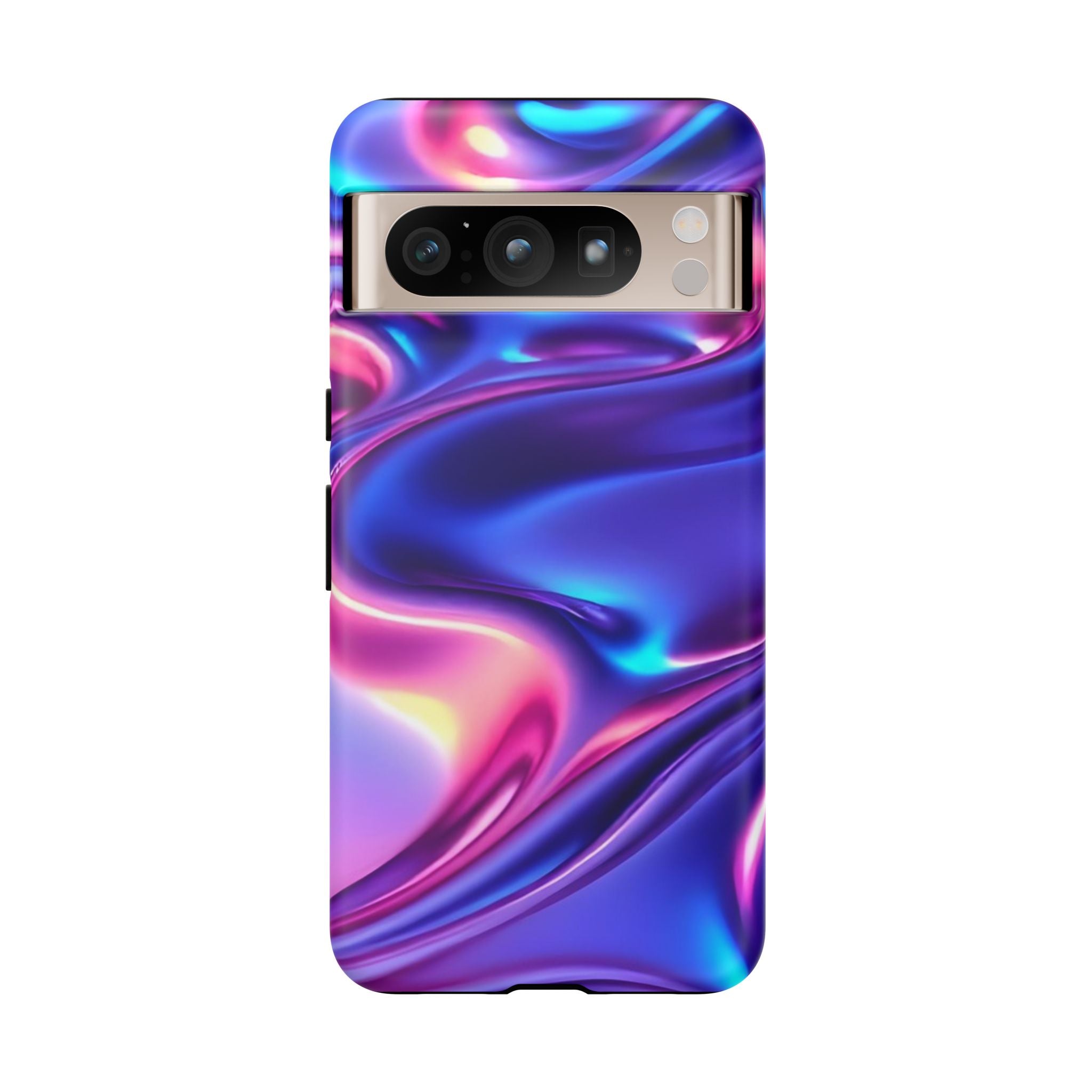 Vibrant Phone Case with Colorful Wave Design, Tough Phone Cover, Stylish Smartphone Case, Unique Gift for Her, Phone Accessories