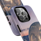 Coque de téléphone Arctic Igloo, paysage enneigé au crépuscule